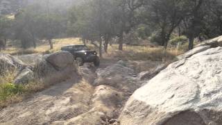 The granite rock early in Freeway Ridge Trail