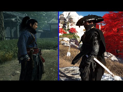 Rise of the Ronin vs Ghost of Tsushima - Combat Stealth & Visuals Comparison