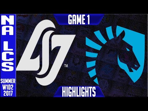 CLG vs Team Liquid Game 1 Highlights - NA LCS Summer Split 2017 W1D2 - CLG vs TL G1