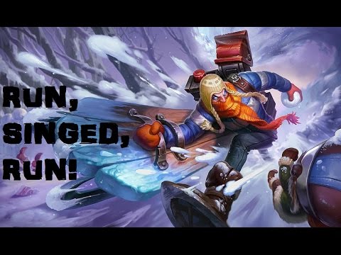 Being rude with Singed S5 - League of Legends