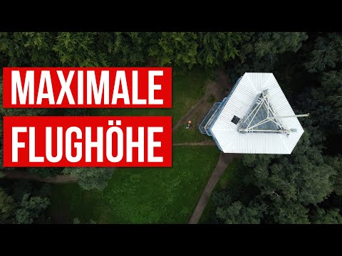 Maximale Flughöhe mit einer Drohne - Wie hoch darf ich Drohne fliegen? Erlaubte Flughöhe erklärt.