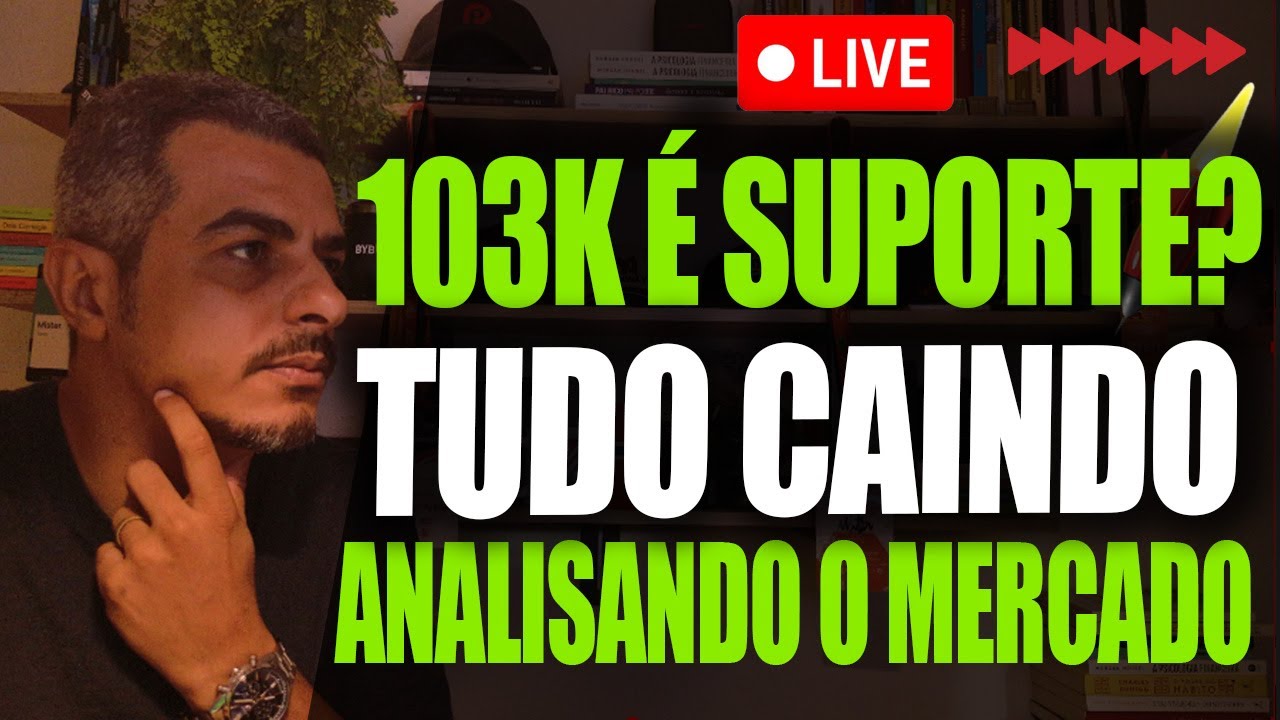 BITCOIN HOJE -  103K É O SUPORTE MAIS RELEVANTE? - Analisando Mercados Bitcoins  ETFs