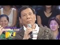 President Duterte Talks About His Lovelife GGV