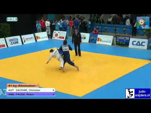 Judo 2012 World Cup Oberwart: Zacher (AUT) - Pacek (SWE) [-81kg]