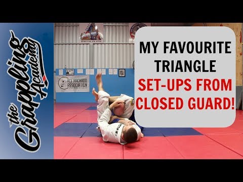 My Favourite Triangle Set Ups From Closed Guard!