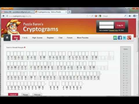Cryptogram Solved In 15 Seconds