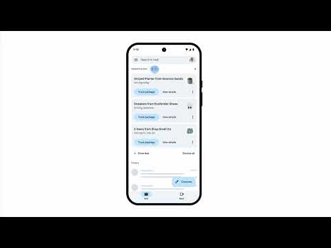 Gmail: 購入、イベントなどに関する新しい概要カード