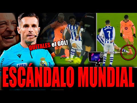 SE FILTRA AUDIO VAR DEL CERRO GRANDE PRESIONANDO PARA ANULARLE EL GOL AL BARÇA VS REAL SOCIEDAD