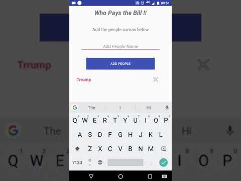 WhoPays - who pays the bill Video