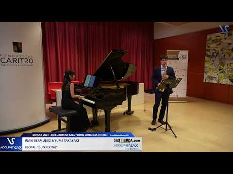 EURSAX 2024: Iñaki Bermúdez & Yume Takasaki plays Sonate en Ut# by Fernande Decruck