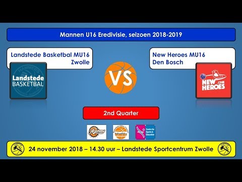 Landstede Basketbal MU16 - New Heroes MU16, 24-11-2018, 2e kwart