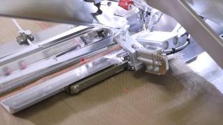 Universal pocket machine for processing slotted pockets &quot;in a frame&quot; and &quot;in a leaf&quot; with or without a valve, straight and inclined, internal and external, as well as pockets with pattern matching BASS 3204 (3203) ASS video