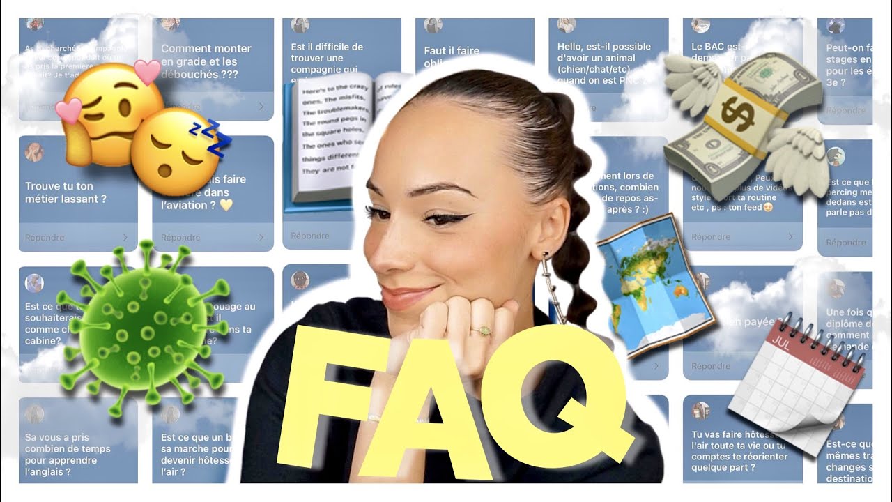 FAQ HÔTESSE DE L'AIR | LES 15 QUESTIONS LES PLUS POSÉES 👩🏽‍✈️🛫
