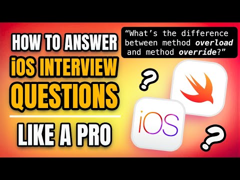 “What's the difference between method overload and override?“ (How to answer iOS interview question) thumbnail