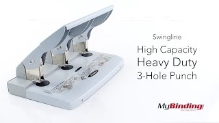 Swingline High Capacity Heavy Duty 3 Hole Punch - 74550