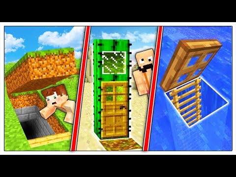 100 MODI PER NASCONDERE LA TUA BASE! - Minecraft ITA