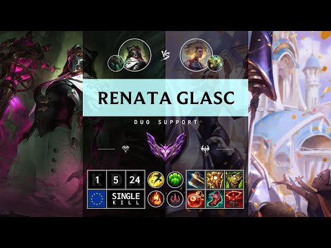 Renata Glasc Support vs Rell - EUW Master Patch 14.12