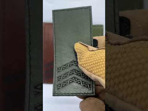 Патч «СЕРЖАНТ» шкіряний військовий шеврон звання з натуральної шкіри, з кріпленням на липучці Velcro та лазерним гравіюванням. - фото 1 - id-p3201034805