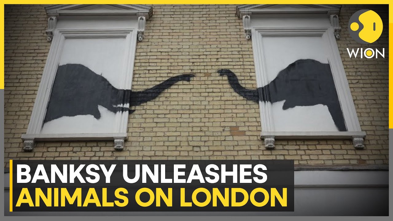Elusive artist Banksy unleashes animals on London | Latest English News | WION