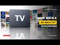 How Big Is A 24-Inch TV? Exact Dimensions Shown