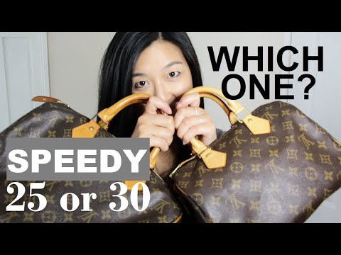 LOUIS VUITTON SPEEDY 25 vs 30