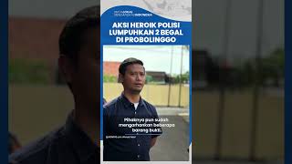 Aksi Heroik Aipda Andik Lumpuhkan 2 Begal di Probolinggo, Pelaku Mohon Ampun seusai Di-dor Polisi