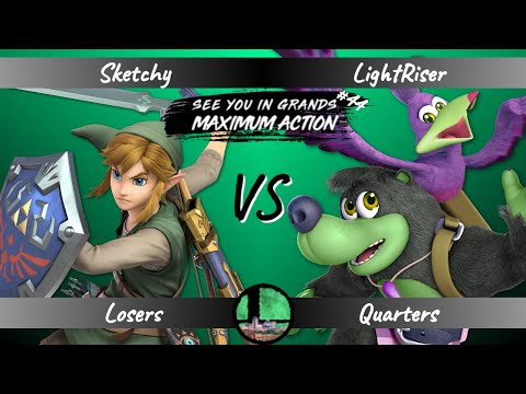 Sketchy (Link) vs LightRiser (Banjo & Kazooie) - Losers Quarters - SUGMA #44