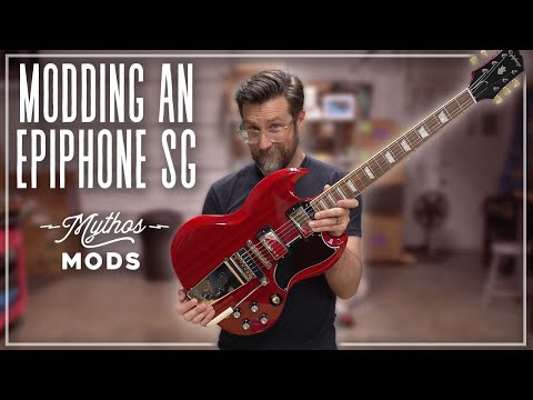 Modding an Epiphone SG Guitar | Mythos Mods