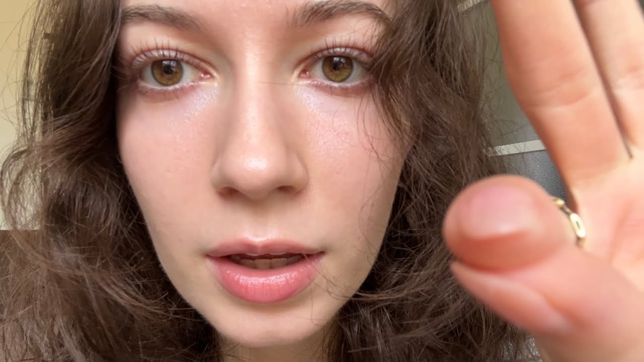 ASMR plucking your negative energy (close up personal attention)