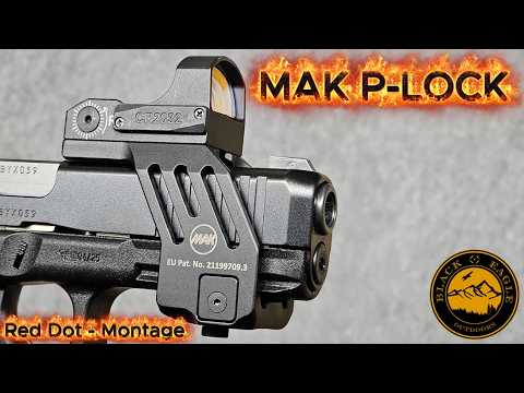 MAK P‑Lok Review: Tool-free Mounting for Reflex Sights /Glock 17 Gen5 #glock#9x19 #shootingrange