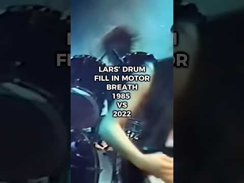 LARS’ DRUM FILL IN MOTORBREATH 1985 VS 2022 #metal #thrashmetal #metallica #killemall #motorbreath