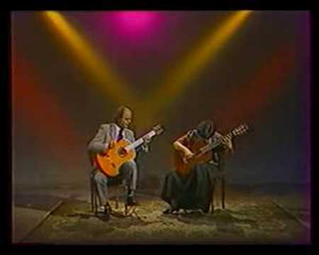 Rare Guitar Video (1973) M. de Falla: La Vida Breve (Spanish dance No.1) - Evangelos & Liza
