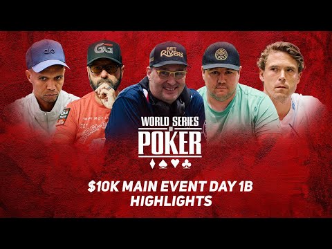 Daniel Negreanu & Phil Hellmuth at WSOP Main Event! Day 1B Highlights!