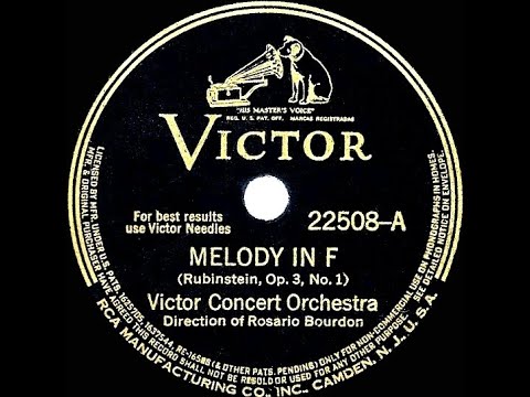 1930 Victor Concert Orchestra - Melody In F
