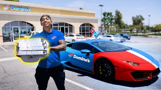 Delivering PIZZA in my LAMBORGHINI!