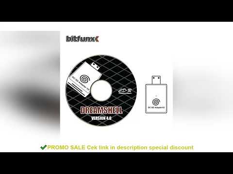 Bitfunx DC SD TF Card Adapter Reader V2 for SEGA Dreamcast and CD with DreamShell Boot Loader