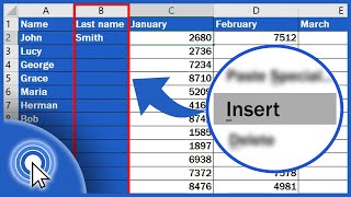How to Insert Column in Excel