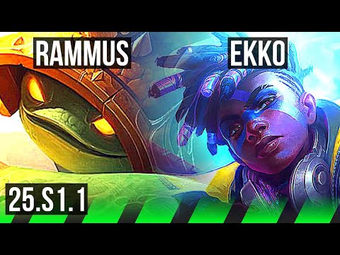 RAMMUS vs EKKO (JGL) | NA Challenger | 25.S1.1