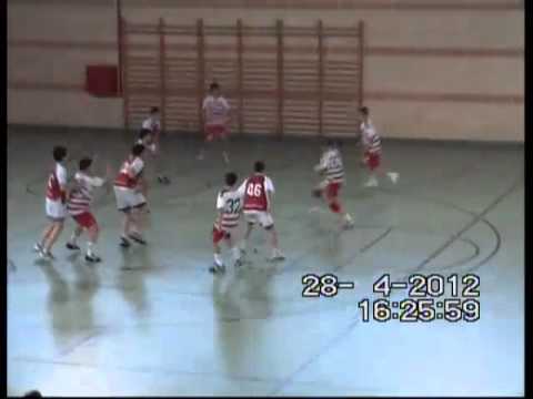 Balonmano Santa Pola Golazo Gonzalo contra Bm Elda 28 Abril 2012.avi