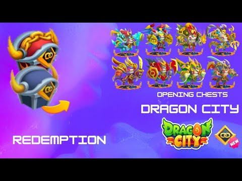 Dragon city | Opening the fallen redemption chest 😱