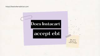 Does Instacart Take EBT 6 Things to Know