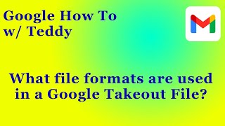 What file format are Google Takeout data files?