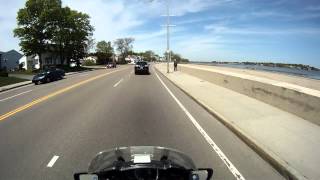 preview picture of video 'Apr 30 2012 ride - Quincy Shore Drive, Quncy MA - GoPro - Honda ST1300'