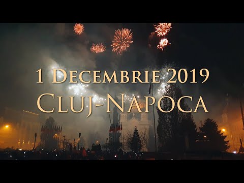 Spectacolul de artificii de 1 Decembrie 2019 din Cluj-Napoca în 4K UHD