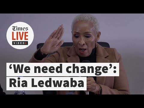 ‘We need change’ Ria Ledwaba holds press conference as Safa presidential battle begins