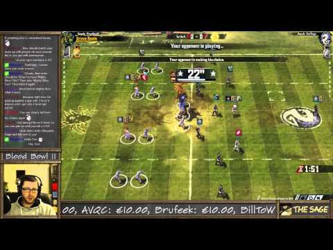 Dark Elves Game 6 vs Wood Elves (the Sage plays Blood Bowl 2)