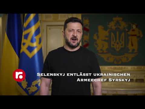 Selenskyj entlässt ukrainischen Armeechef Syrskyj
