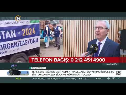 İhlas Vakfı Başkanı M. Kemal Aydın 24 TV'de "Kurban Etlerini Mazlum Coğrafyalara Ulaştıracağız" Dedi