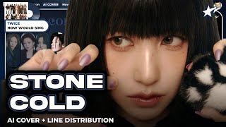 Download lagu [ai cover] using ai to make 'Stone Cold' by MINA a ot9 twice song | Line Distribution mp3