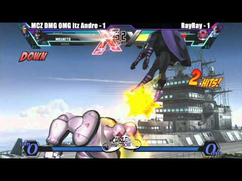 UMVC3 MCZ DMG OMG itz Andre vs RayRay - Curleh Mustache 2 Tournament